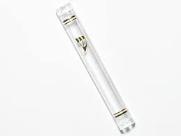 Mezuzah Scroll and Case